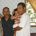 Lere with son Bobi, Dili 2010