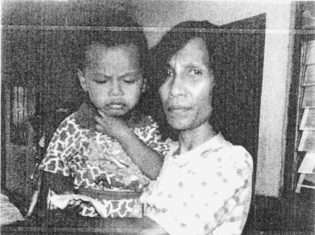 Benvindo's mother, 1990